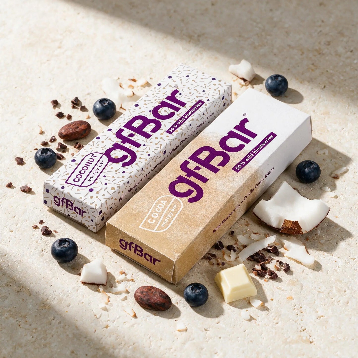 12x gfBar JUNIOR (6x COCOA + 6x COCONUT) gfBar